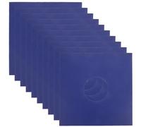 ROMISBABA 10pièces Vinyle Protection Disques Pochettes Extérieures avec Bleu Protège Albums et Œuvres Art Accessoires de Rangement pour Vinyle