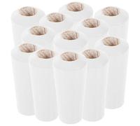 ROMISBABA 12 Pièces Accessoires pour Stores en Bois Blanc, Boules de Tirage Suspendues Stables et Faciles à Fixer, pour Cordon de Tirage de Rideaux