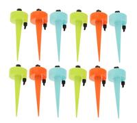 ROMISBABA 12 Pièces Automatic Self Watering Stakes with Flow Control for Plants Practical Garden Irrigation Device for Patio and Backyard Easy to Use Plant Waterer