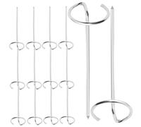 ROMISBABA 12 pièces Brochettes Bbq Acier Inoxydable pour Friteuse à Air et Four Accessoire pour Viande Légumes et Kebab