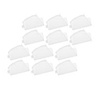 ROMISBABA 12 Pièces Lot de 12 Paquet Filtrants pour Aquarium à Mailles Fines 2000 Microns 21 X 14 CM, Filets en Polyester Blancs avec Fermeture Éclair, Compatibles Charbon Actif et