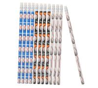 ROMISBABA 12 Pièces Lot de Crayons à Thème Baseball Ergonomiques Crayons à Écrire Portables pour Prise de Notes et Dessin pour Étudiants et Artistes