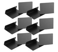 ROMISBABA 12 pièces Mini Ardoises Buffet Support Tableaux Craie Portables pour Étiquettes Table Panneaux Message de Table Polyvalents pour Mariage Fête Cuisine
