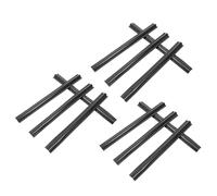 ROMISBABA 12 Pièces PVC Car Wire Sleeve Protective Cover Organizer Automotive Cord Protector with Split Sleeving for Cable Management Noise Reduction and Vibration Damping Fit for Vehicle