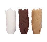 ROMISBABA 150 Pièces Moules à Cupcake Tulipe en Papier Sulfurisé Résistant à Haute Température, Caissettes à Cupcakes Pratiques Cuisine Maison et Pâtisserie