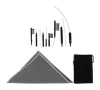 ROMISBABA 1ensemble Kit Nettoyage Multifonctions pour Aides Auditives Écouteurs et Claviers Brosse Portable Facile à Transporter Nettoyage Profondeur des Conduits et Ventilations
