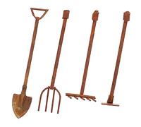 ROMISBABA 1Ensemble Mini Outils de Jardinage Accessoires Miniatures pour Jardin Outils Pratiques Matériau Durable pour Plantes Pot Décoration de Jardin