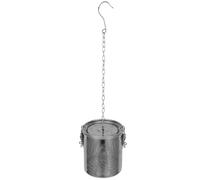 ROMISBABA 1pièce Panier à Épices Acier Inoxydable pour Soupe et Braisé Passoire Fine Détachable avec Chaîne Boîte Filtrante Assaisonnement Cuisine Polyvalente