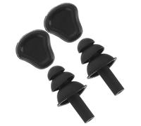 ROMISBABA 2 Bouchons Oreilles Étanches et Insonorisants Lot Protection Auditive pour Natation Bain Sommeil et Confortables et Durables pour Homme et Femme