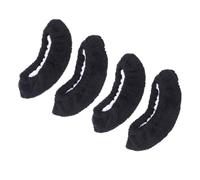 ROMISBABA 2 Paires Protège Patins à Glace Garçon Fille Élastiques avec Doublure Éponge Absorbante Protège Lames pour Hockey et Patinage Artistique Noir S Lot