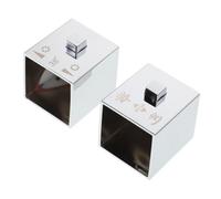 ROMISBABA 2 Pièces Accessoires De Robinet Diffuseur D'Huile Essentielle Petit Panier En Osier Panier En Rotin Décor Panier À Noix Vanne De Contrôle De Mélange De Température Vanne De