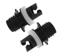 ROMISBABA 2 Pièces Adaptateur Pompe Gonflable Raccord Valve Étanche pour Paddle Kayak et Bateau Installation Rapide sans Outil Compatible Compresseur Électrique Extérieur