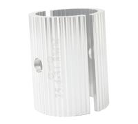 ROMISBABA 2 Pièces Adaptateur Potence Alliage Aluminium pour Guidon à Réducteur et Stable pour VTT et Urbain Design Ondulé Antidérapant Montage Facile