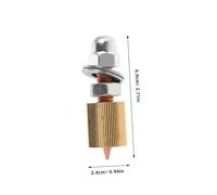 ROMISBABA 2 Pièces Alloy Dent Puller Clamp Heads Sheet Metal Repair Tools For Automotive Body Welding And Maintenance
