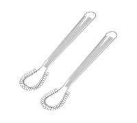 ROMISBABA 2 pièces Batteur Œufs Manuel Inoxydable Multifonction Main Créatif pour Pâte et Cuisine Quotidienne