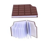ROMISBABA 2 pièces Bloc Notes Autocollants Chocolat Mémo Pratique Adhésif Fort pour Bureau École Maison