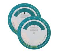 ROMISBABA 2 pièces Bmi Body Index Wheel Calculateur Mural Outil de Gestion Bmi Précis pour Suivi Poids et Régime Murale pour Maison et Salle de Sport