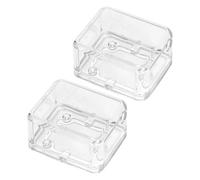 ROMISBABA 2 Pièces Boîte à Musique Transparente à Manivelle Kit DIY pour Accessoires de Réparation Coffret Exposition Acrylique pour Boîte Musicale Rotative Jeu Créatif pour Garçon Fille