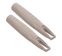 ROMISBABA 2 pièces Bouchons de Manche Balai Gris Poignées de Remplacement pour Balais et Mops Accessoires Robustes et Faciles à Installer pour Jardinage et Nettoyage des Sols