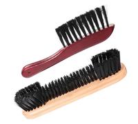 ROMISBABA 2 pièces Brosse de Billard pour Table de Billard Nettoyage avec Poils Longs sans Rayure Accessoire pour Entretien du Tapis Rails