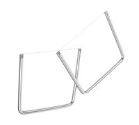 ROMISBABA 2 Pièces Couteau à Fromage et Trancheuse Beurre Acier Inoxydable Coupe Fromage Filaire Ergonomique pour Tranches Fines Outil de Cuisine Pratique pour Maison et