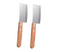 ROMISBABA 2 pièces Couteau Beurre Spécial Mini Acier Inoxydable Sécurisé pour Fromage Dessert Usage Polyvalent Cuisine