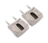 ROMISBABA 2 pièces de Nourriture pour Petits Animaux Suspendu Mangeoire Résistante et Imperméable pour Cochons Hamsters Capacité Large et Fixation pour Cage