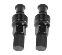 ROMISBABA 2 pièces Extracteur de Manivelle Vélo Outil Pédalier avec Tête Amovible Compatible Manivelles Carrées et Splines Démontage Facile pour Réparations à