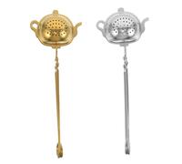 ROMISBABA 2 Pièces Infuseur à Thé Inox avec Maille Fine Filtre à Thé Réutilisable pour Vrac Accessoire pour Maison et Bureau sans Résistance