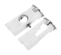 ROMISBABA 2 pièces Kit de Support de Poignée de Congélateur Accessoires de Remplacement pour Réparation de Porte de Réfrigérateur Compatible avec Divers Modèles et Marques