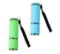 ROMISBABA 2 pièces Lampe Manucure UV Portable pour Détection Fluorescente Testeur Ongles et Masques Économie Énergie Compacte et Légère pour Salon et Usage Domestique