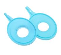 ROMISBABA 2 pièces Lentilles Optiques Concave et Convexe pour Expériences de Physique Kit Portable pour Enseignement et Démonstration de Réfraction et Réflexion