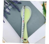 ROMISBABA 2 pièces Lot de Cuillères à Riz Silicone Vertes Anti-adhésives Ustensiles de Cuisine et Résistants pour Servir et Mélanger sans Rayer Surfaces Usage Familial et Professionnel