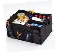 ROMISBABA 2 pièces Organiseur Coffre Pliable Multifonction pour Voiture Boîte de Rangement Portable Espace Optimisé pour Siège et Coffre pour Courses et Équipements
