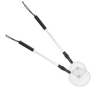 ROMISBABA 2 pièces Pelle à Sable Multifonction Acier Inoxydable avec Manche Télescopique Aluminium Tamis Léger pour Plage et Chasse Au Trésor