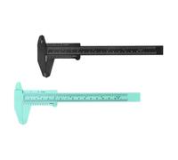 ROMISBABA 2 Pièces Pied à Coulisse en Plastique 150mm Facile à Transporter, Outil de Mesure Précis pour Machinistes et Bureau, Simplifie le Processus de Mesure