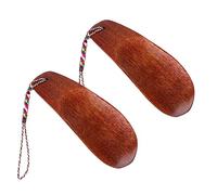 ROMISBABA 2 pièces -pied Bois Mini Flexible Suspension Pratique pour Chaussures à Talons et Cuir Aide pour Seniors et Usage Intérieur Extérieur