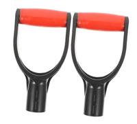 ROMISBABA 2 pièces Poignée Plastique D pour Pelle et Outils de Jardin Lot de Poignée de Rechange Légère pour Pelle Jardinage