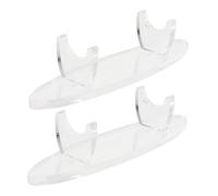 ROMISBABA 2 pièces Présentoir Stylo Acrylique Transparent Support Stable et Compact pour Stylo Plume Organiseur Moderne Bureau et