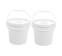 ROMISBABA 2 Pièces Seau de Rangement Lingettes Humides Étanche avec Couvercle Distributeur Plastique Multi-usages pour Lingettes et Papier Humide Boîte Organisatrice Portable pour Voiture et