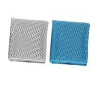ROMISBABA 2 Pièces Serviette de Refroidissement Serviettes Rafraîchissantes Polyester Légères et Durables Refroidissement Rapide pour Gym Voyage et Activités Extérieures Hommes et Femmes