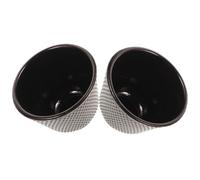 ROMISBABA 2 pièces Tasses à Thé Fonte Rétro Kung Fu Teaware Design Classique et Facile à Nettoyer pour