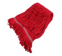 ROMISBABA 2 Pièces Tête de vadrouille en Coton Outils de Nettoyage de Sol têtes de balais serpillères de Rechange mop Remplacement Fil de Coton Rouge