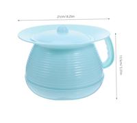 ROMISBABA 2 Pièces Urinoir Portatif Conteneur D'urinoirs Pot De Lavabo Portables Pot De Chambre Avec Couvercle Pour Tout-petits Pp