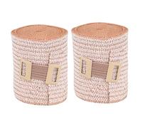 ROMISBABA 2 rouleaux Bande Élastique de Compression pour Cheville et Mollet Sportif Respirant de Protection Flexible pour Athlètes et Activités Extérieures