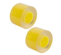 ROMISBABA 2 rouleaux Film Protecteur Transparent Anti-statique pour Bijoux et Montres Film PVC Autocollant Extensible Protection Rayures Poussière et de Jaune