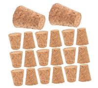 ROMISBABA 20 pièces Bouchons Liège Souple Coniques pour Bouteilles à Vœux Bouchons Créatifs et Fiables pour Projets Artisanaux Remplacement Facile pour Bouteilles Verre
