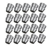 ROMISBABA 20 pièces Lot de Coins Métalliques Ronds Ø pour Renfort Manche Marteau Accessoires Installation Robustes pour Outils de Menuiserie