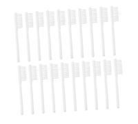 ROMISBABA 20 pièces Lot de Mini Brosses à Dents Prison à Manche Court Sécurité Renforcée Brosses Pratiques pour Détenus Usage Prolongé Poils Souples Adaptées Milieu Carcéral