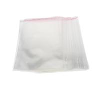 ROMISBABA 200pièces Sacs Cellophane Autocollants Transparente Pochette Adhesive Pour Rangement Petit Commerce Usage Quotidien